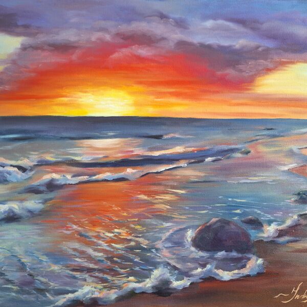 Vakara domas, a/e, 60x90, 2020