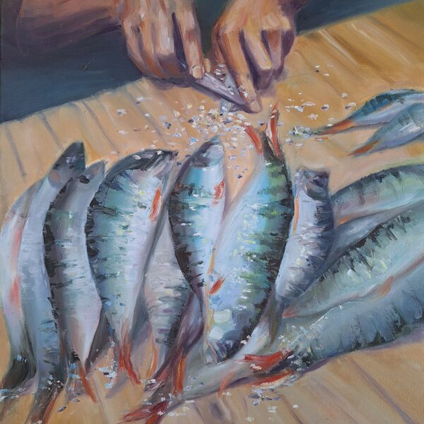 Bagāts loms, a/e, 60x50, 2022