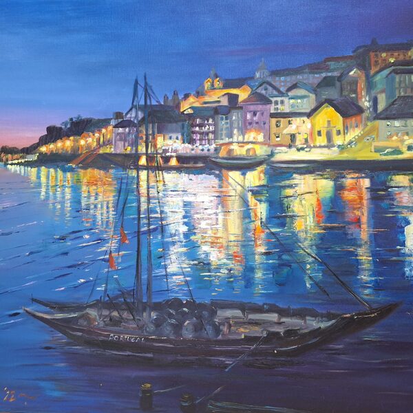 Naksnīgā pastaiga  Porto, a/e, 60x80, 2022