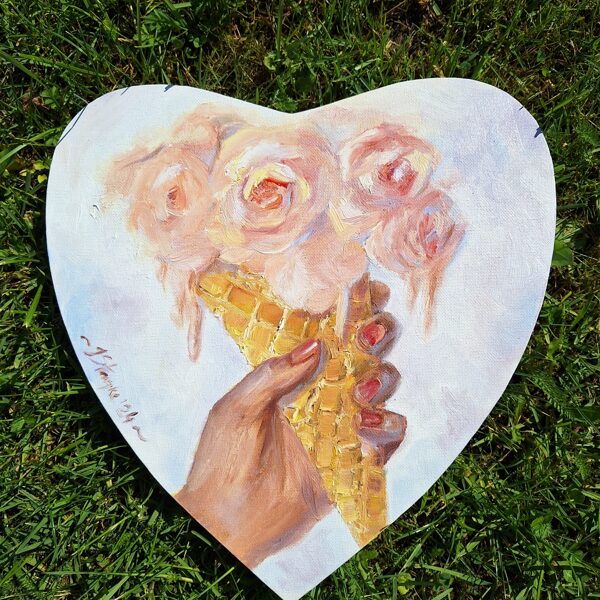 Dāvana, a./e. ,30X30cm, 2024