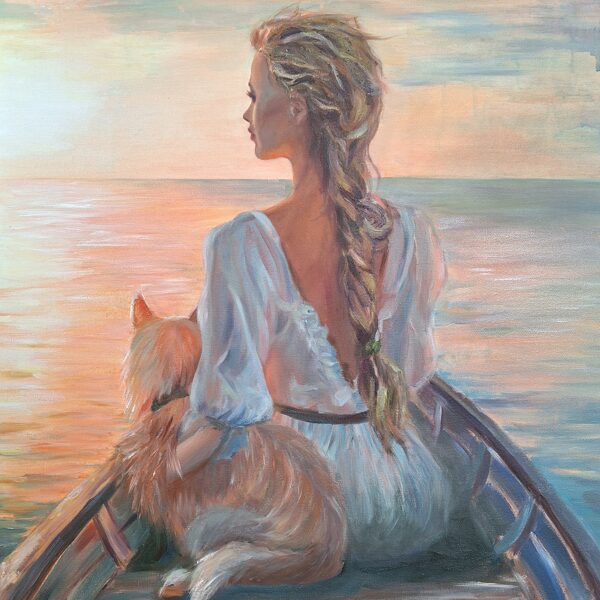 Ilgošanās, a/e, 80x60, 2024