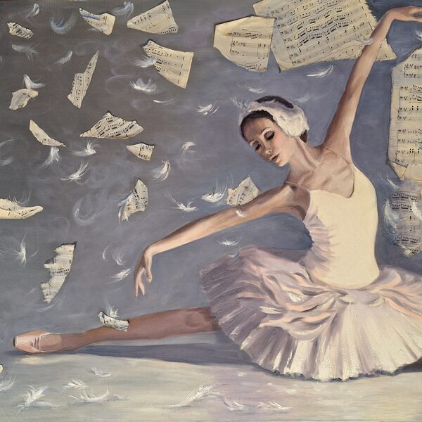 Gulbja deja, a/e, 80x120, 2025