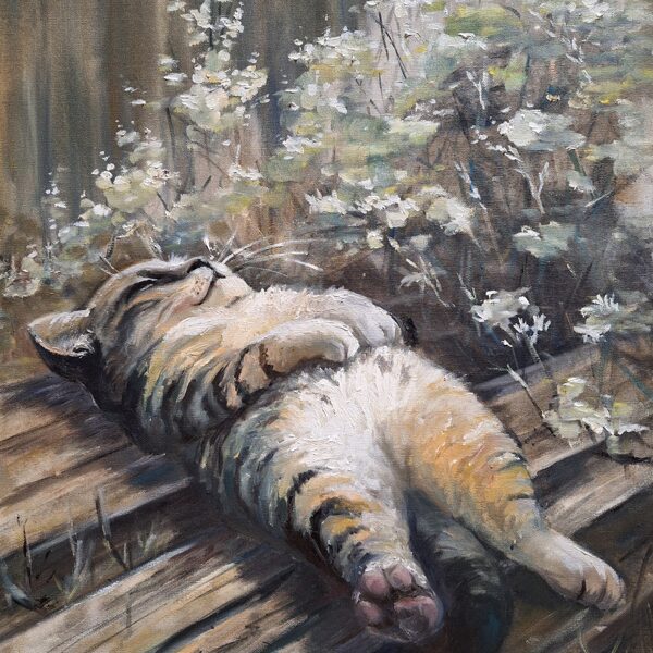 Atpūtā, a/e, 70x50, 2025