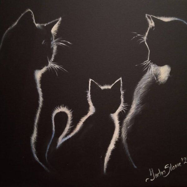 Ģimenīte, a/e., 30x40cm , 2020, PRIVĀTKOLEKCIJĀ