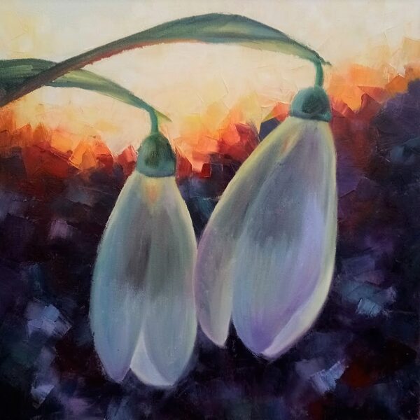 Sniega sirdis, a./e , 40x40 cm, 2019