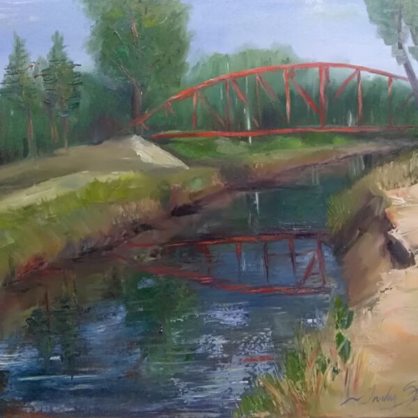 Pāri upei, a/e, 50x70, 2021