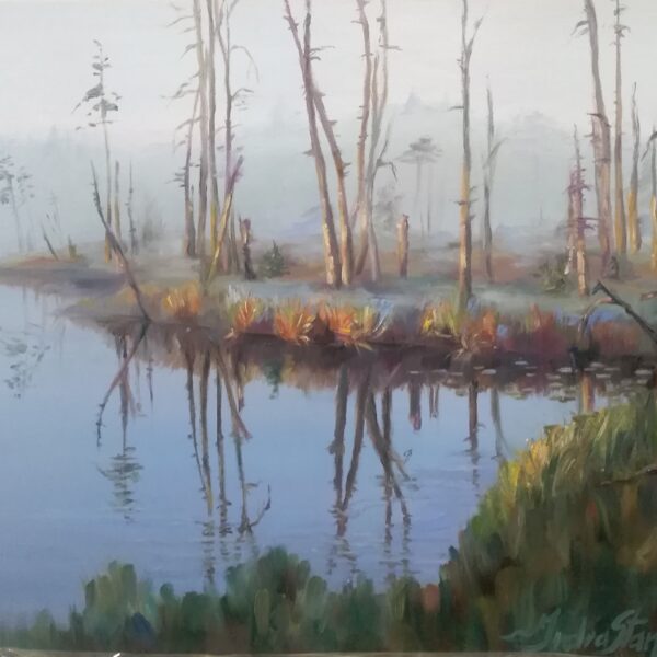 Rīta agrumā, a/e, 50x70, 2022