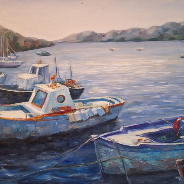 Zvejas osta fjordos, a/e, 50x90, 2023