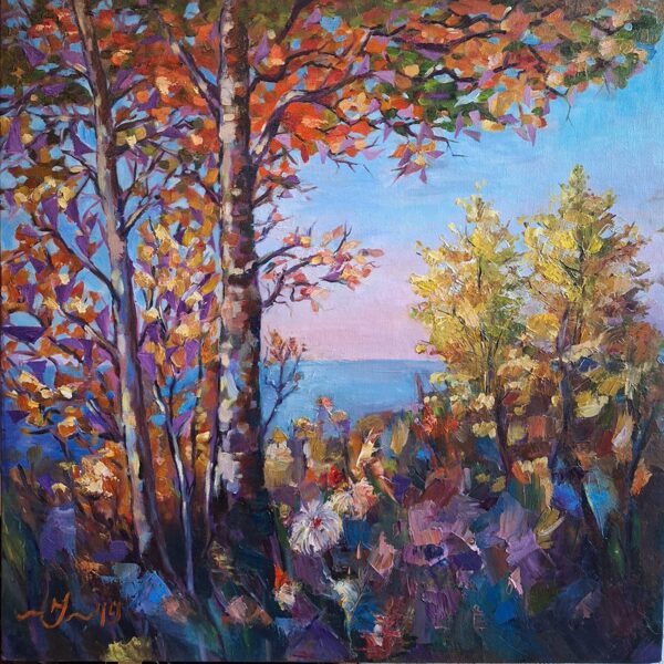 Rudens trako, a/e, 60x60, 2019