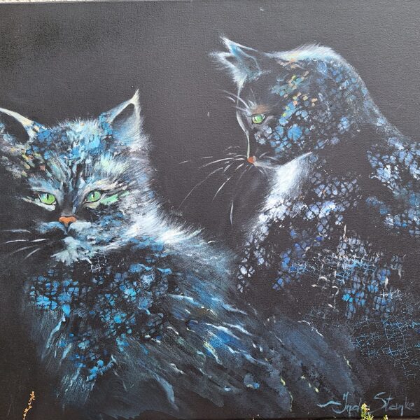 Domas, a/e, 40x60, 2022, PRIVĀTKOLEKCIJĀ