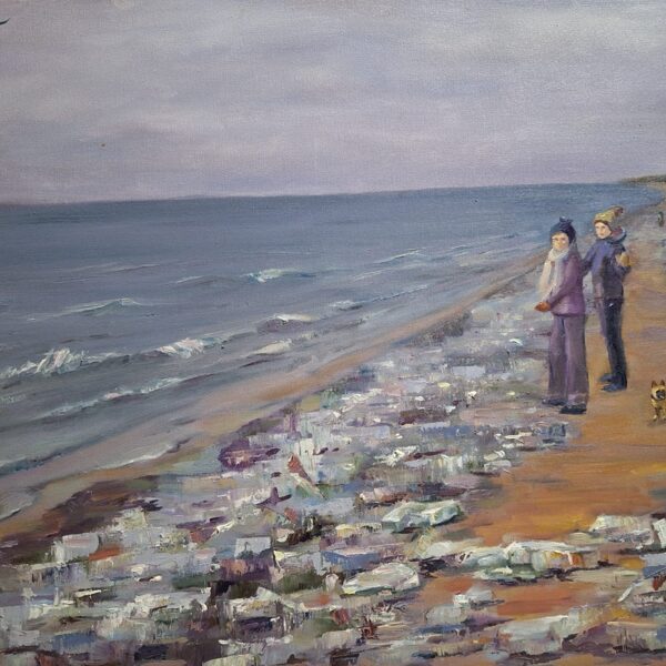 Vižņu laiks, a/e, 50x70, 2022