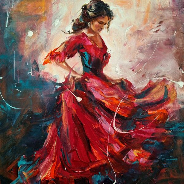 Kaislīgā deja, a/e, 70x50, 2025