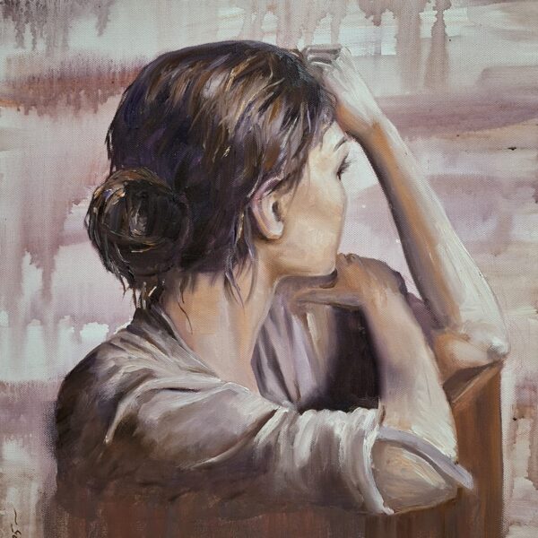 Pārdomas, a/e, 50x40, 2025